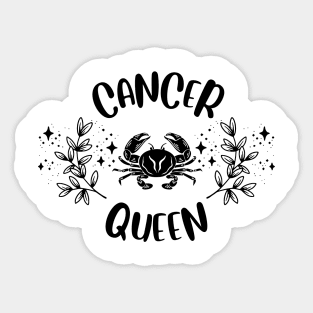 Cancer Queen Sticker